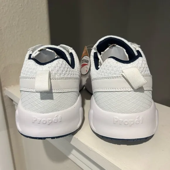 Propet Stability X MAA012M Shoes Mens Sz 10.5 X (3E) Walking Athletic White Navy