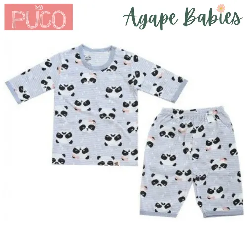 Puco Jacquard Pyjamas Set Panda - 6 Sizes!