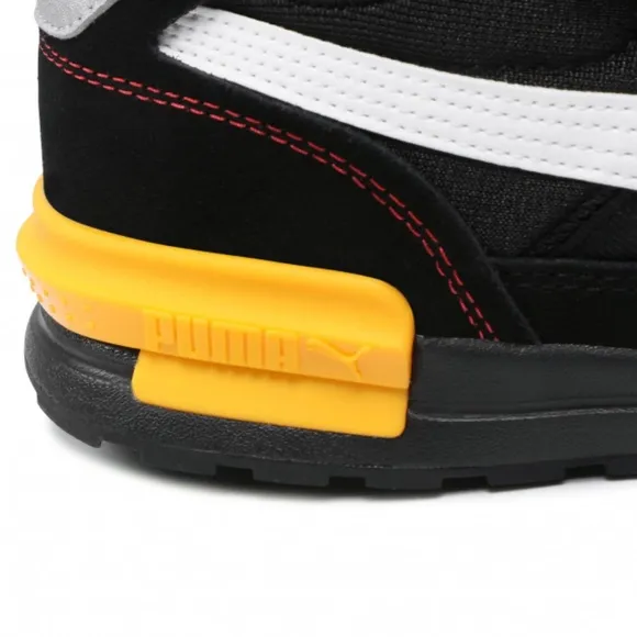 Puma Graviton Pro Low Mens Casual Shoes Black Yellow Blue 380736-04 NEW Sz 7