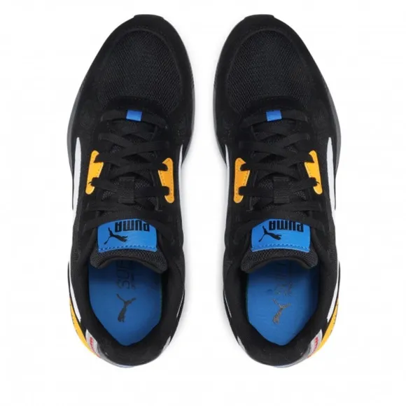 Puma Graviton Pro Low Mens Casual Shoes Black Yellow Blue 380736-04 NEW Sz 7