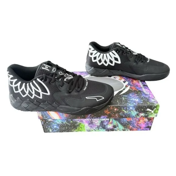 Puma LaMelo Ball MB.01 Lo Puma Basketball Shoes Men’s Size 12 Regular Black
