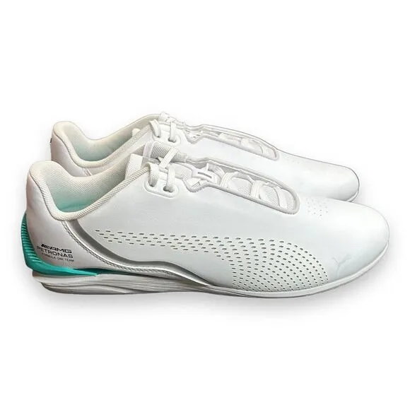 Puma Mapf1 Drift Lace Up Mens Size 10 White Sneakers Casual Shoes 307196-08‎