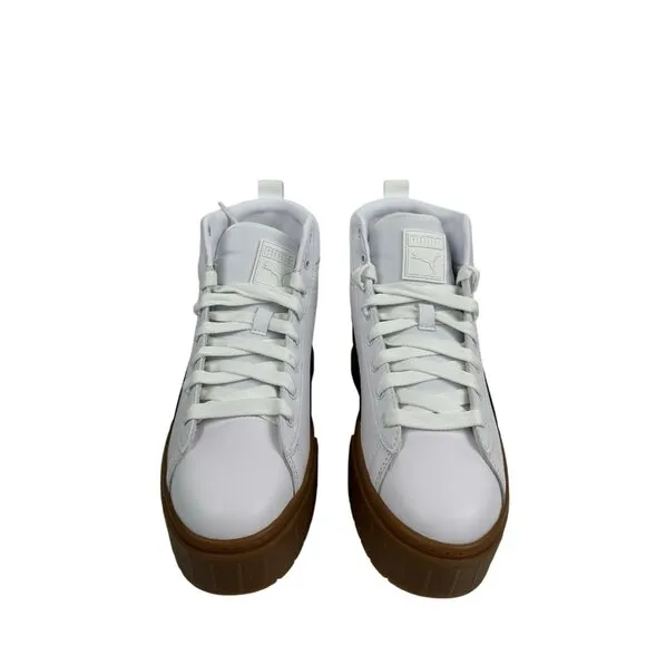 Puma  Mayze Mid Platform 381170-03 Womens  Sneakers Shoes White US 7