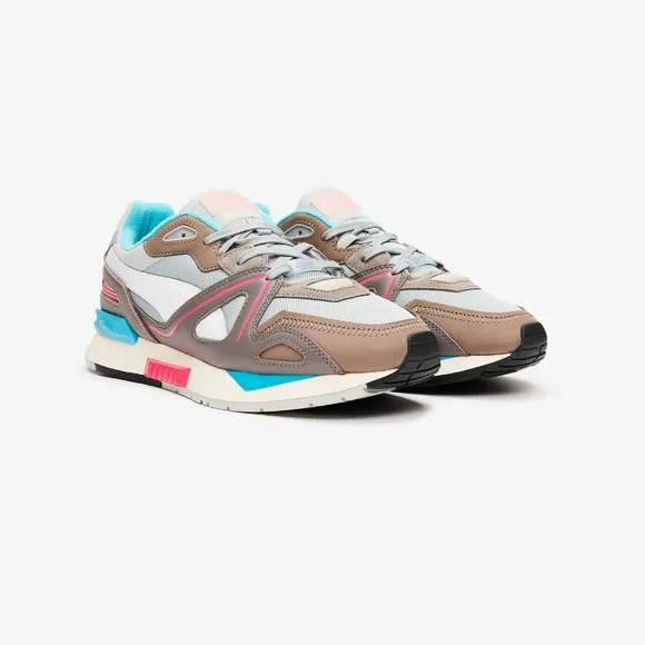 Puma Mirage Max Low Mens Casual Shoes Steel Gray/Egg Nog 375167-01 NEW Size 8