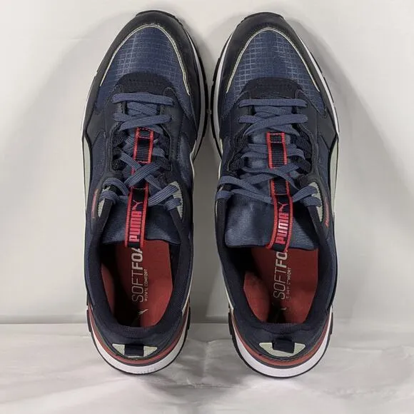 Puma R78 Trek Lace Up Mens Blue Red Gray Sneakers Casual Shoes 38072825