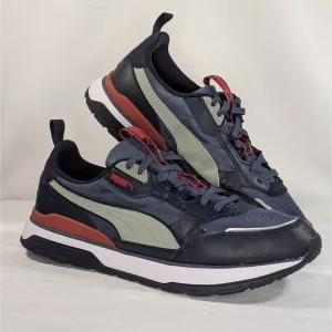 Puma R78 Trek Lace Up Mens Blue Red Gray Sneakers Casual Shoes 38072825