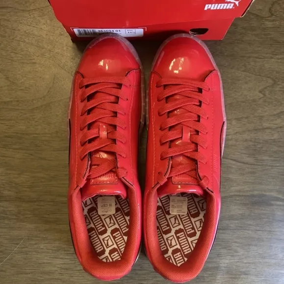 Puma Red Ice Bottom Sneakers