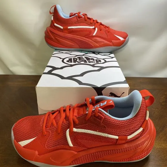 Puma RS-Dreamer Summer Hustle J Cole Fiery Ribbon Red Size 4.5 C New In Box