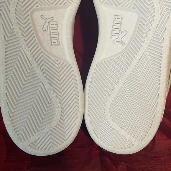 Puma Soft Foam NWOT Men’s Shoes Black and White Canvas Size 8.5