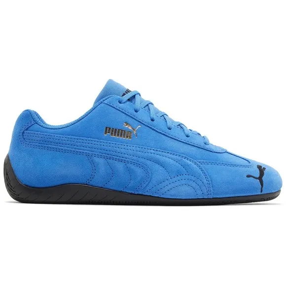 Puma Speedcat Shield SD Suede Sneakers in Ultra Blue Black
