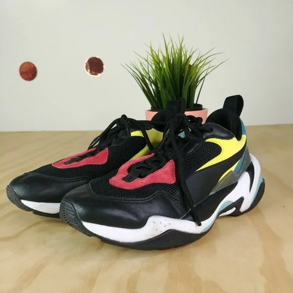 PUMA Thunder Spectra Black 36751601 Sneakers Women's Size 6