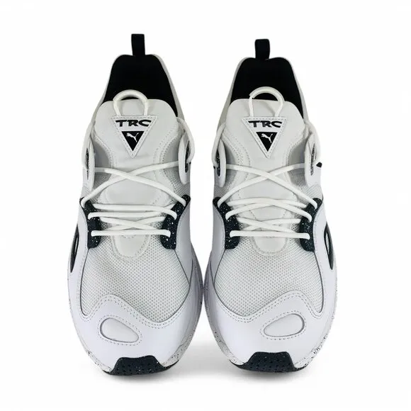 Puma TRC Blaze Chance White Black Sneakers Men's Shoes 386430-01