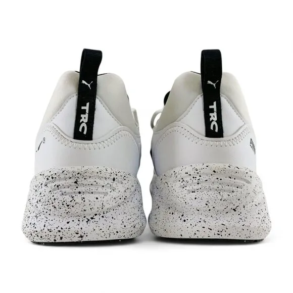 Puma TRC Blaze Chance White Black Sneakers Men's Shoes 386430-01