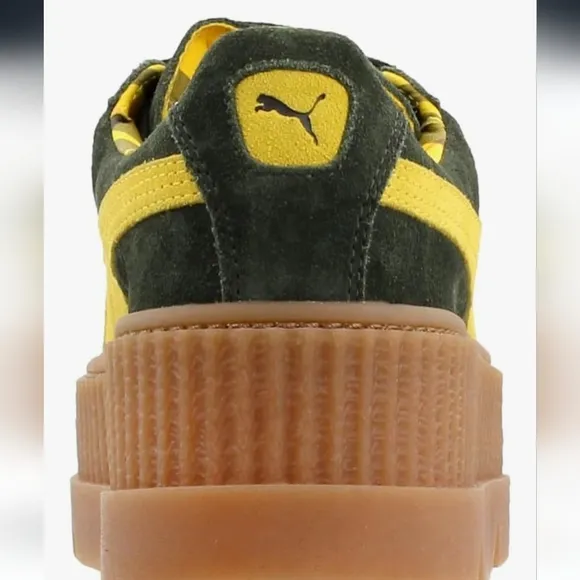 PUMA x Fenty Cleated Creeper Suede Platform Sneakers.
