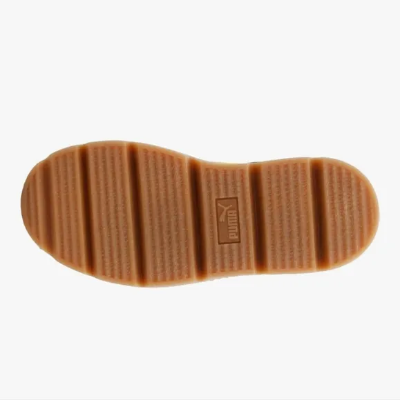 PUMA x Fenty Cleated Creeper Suede Platform Sneakers.