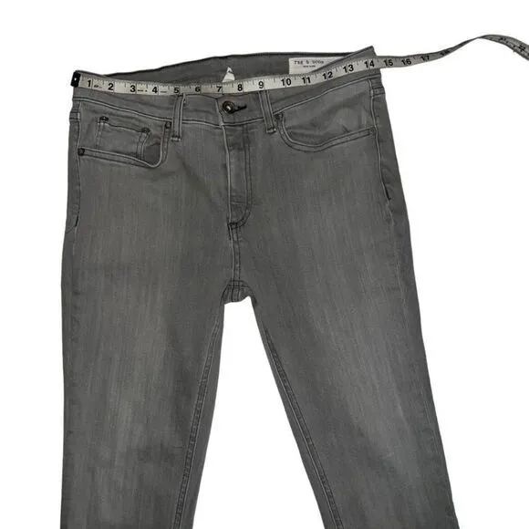 Rag‎ &amp; Bone Ankle Skinny Jeans color Burmese style#W1526K120BUR grey Size 29
