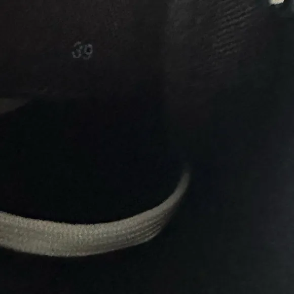 RAG &amp; BONE Black Canvas Court Sneaker size 39