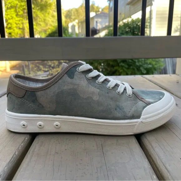 Rag &amp; Bone Standard Issue Low Top Lace Up Camouflage Canvas Sneakers size 38