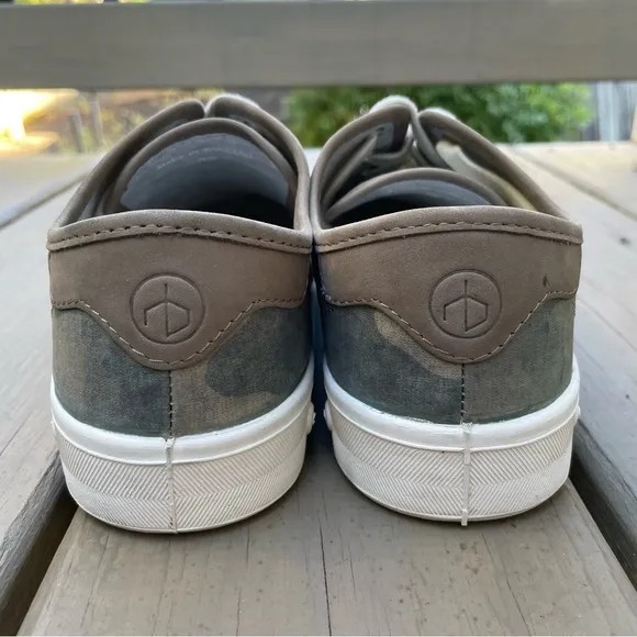 Rag &amp; Bone Standard Issue Low Top Lace Up Camouflage Canvas Sneakers size 38