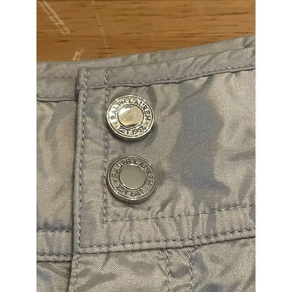 RALPH LAUREN GOLF silver gray skirt built in short‎ skort Size 4