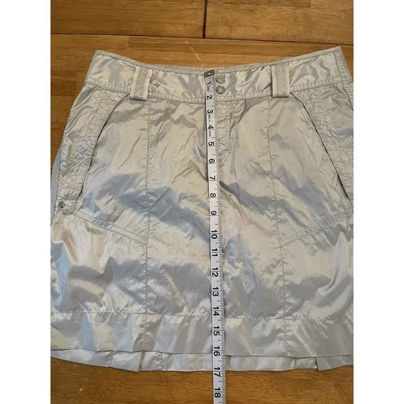 RALPH LAUREN GOLF silver gray skirt built in short‎ skort Size 4