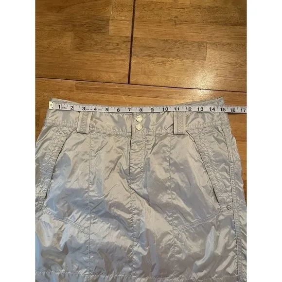 RALPH LAUREN GOLF silver gray skirt built in short‎ skort Size 4