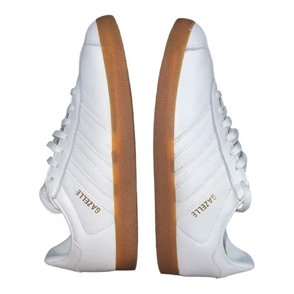 Rare ▶️ Adidas ◀️ White Gum Classics  Mens Size 8