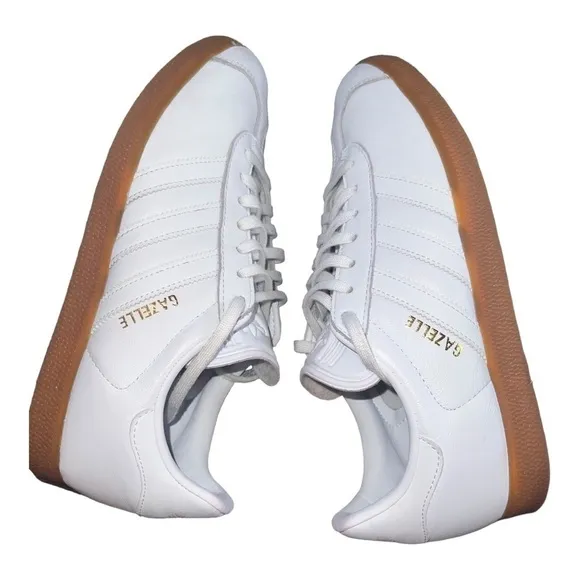 Rare ▶️ Adidas ◀️ White Gum Classics  Mens Size 8