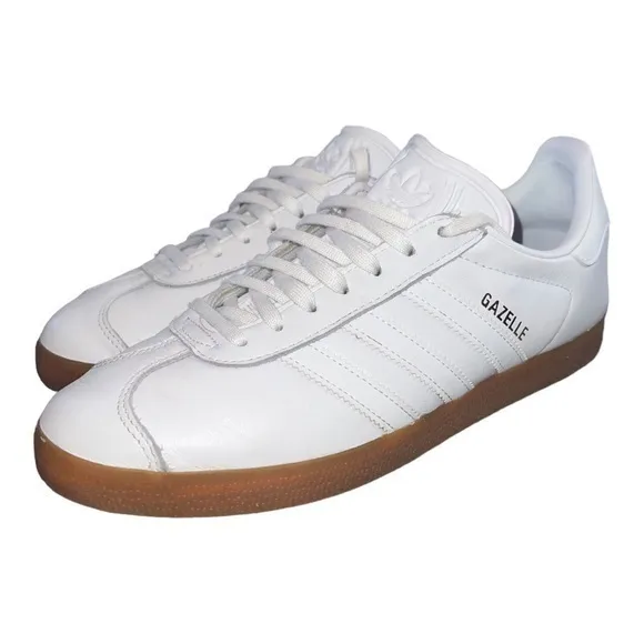 Rare ▶️ Adidas ◀️ White Gum Classics  Mens Size 8