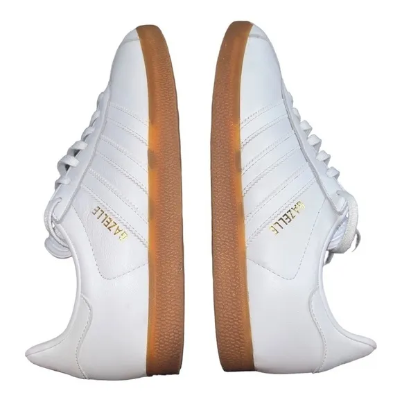 Rare ▶️ Adidas ◀️ White Gum Classics  Mens Size 8