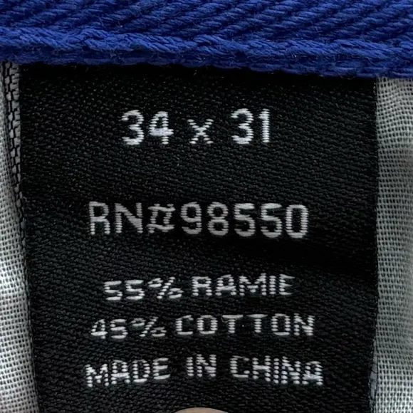 Rare Vintage Jeans Royal Blue Avant Garde ASK Slim Straight Premium Size 34 X 31