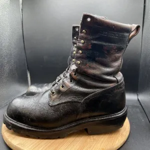 Red Wing 217 Mens Size 9 Waterproof Logger Boots Soft Toe Electrical Hazard Shoe