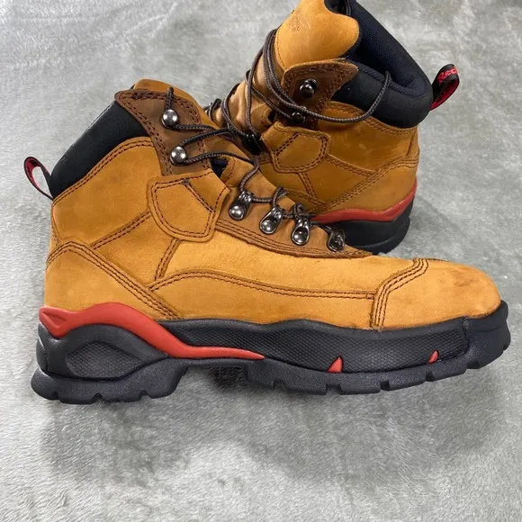 Red Wing 2691 Waterproof Hiking Work Boots Men's 7 D Brown Leather EH ASTM F2413