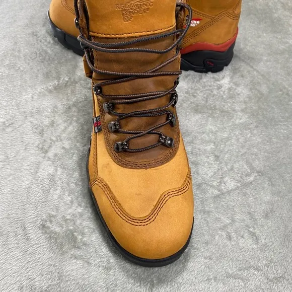 Red Wing 2691 Waterproof Hiking Work Boots Men's 7 D Brown Leather EH ASTM F2413