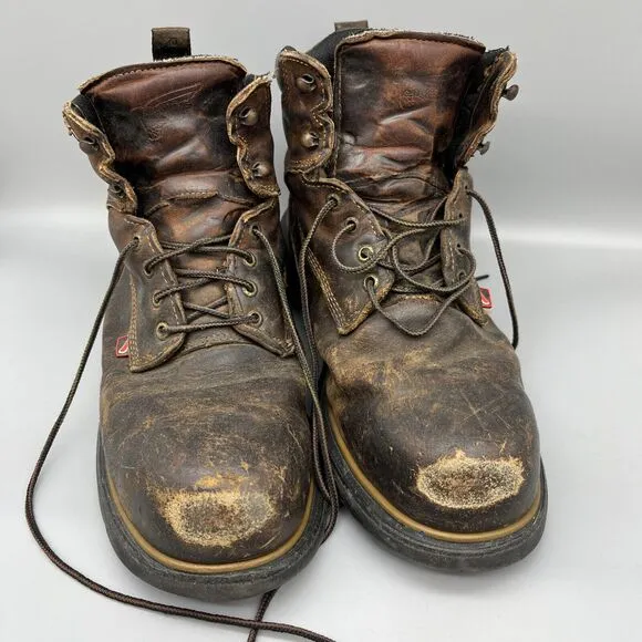 Red Wing 4215 Mens 10 USA made Leather Boots Steel Toe Electrical hazard