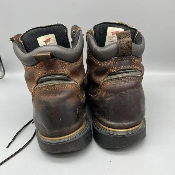 Red Wing 4215 Mens 10 USA made Leather Boots Steel Toe Electrical hazard