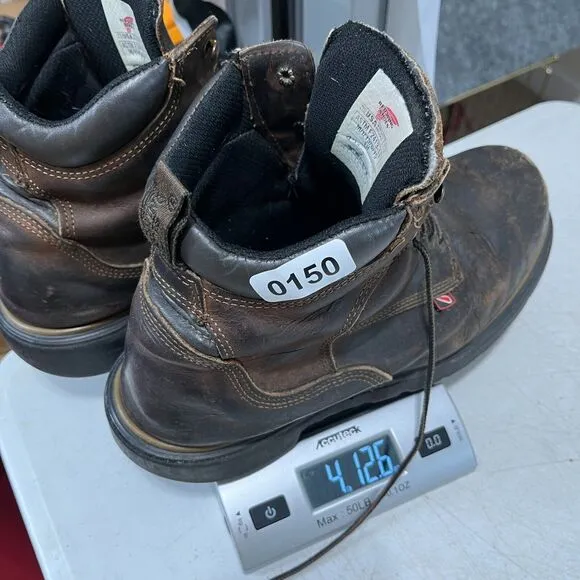 Red Wing 4215 Mens 10 USA made Leather Boots Steel Toe Electrical hazard