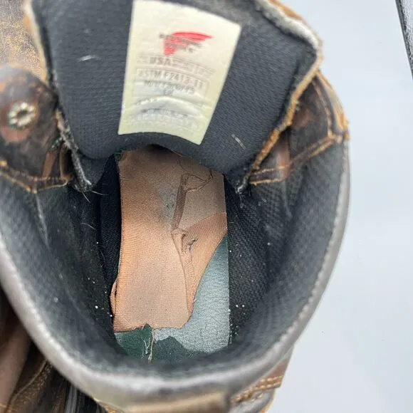 Red Wing 4215 Mens 10 USA made Leather Boots Steel Toe Electrical hazard