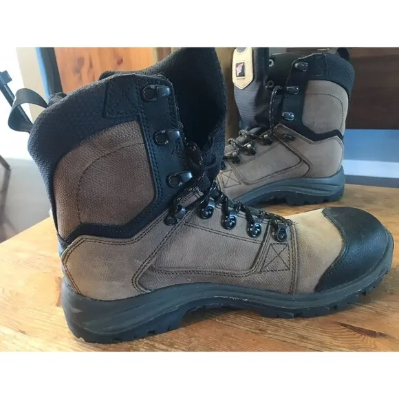 Red Wing 4450 Brown Leather Steel Toe Ankle Work Boots Mens Size 12 EE