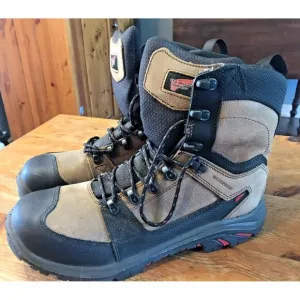 Red Wing 4450 Brown Leather Steel Toe Ankle Work Boots Mens Size 12 EE