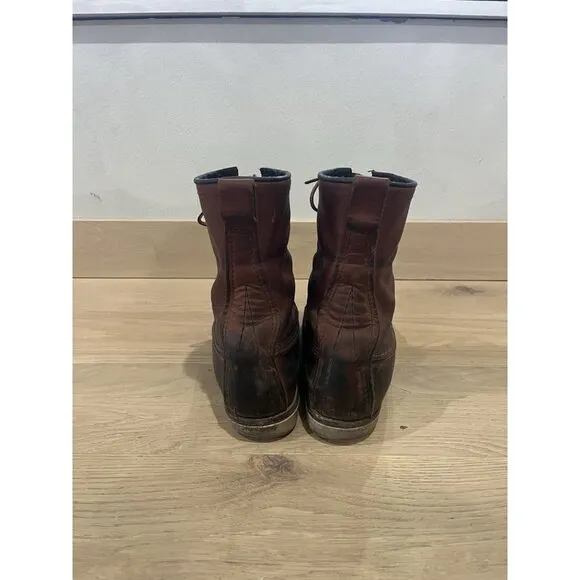 RED WING 602 Electrical Hazard Work Boots Mens Size 9.5 Well Worn In 10877 Brown