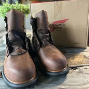 Red Wing DynaForce 415 6-inch men's leather waterproof boots size 11D.