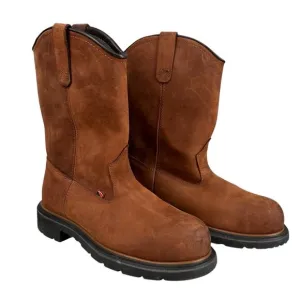 Red Wing Dynaforce Boots 2272 Mens 7.5 D Brown Leather Waterproof Safety Pull On
