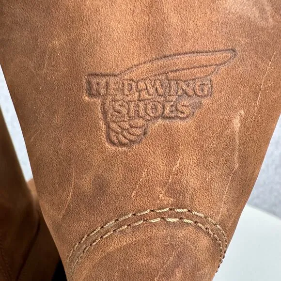 Red Wing Dynaforce Boots 2272 Mens 7.5 D Brown Leather Waterproof Safety Pull On
