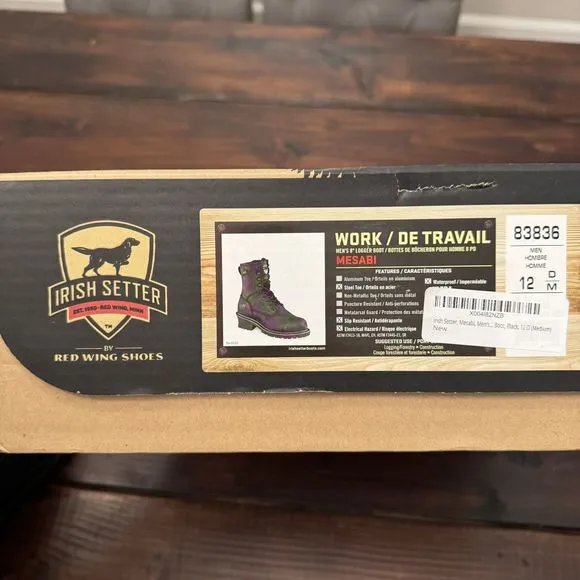 Red Wing Irish Setter Mesabi Safety Toe Logger Boots
