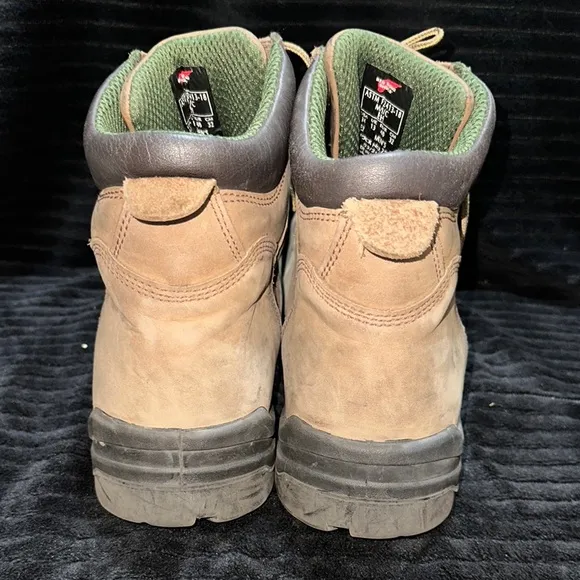 Red Wing King Toe Leather Mens 6” Waterproof Safety Toe Boot 14EE MISSING INSOLE
