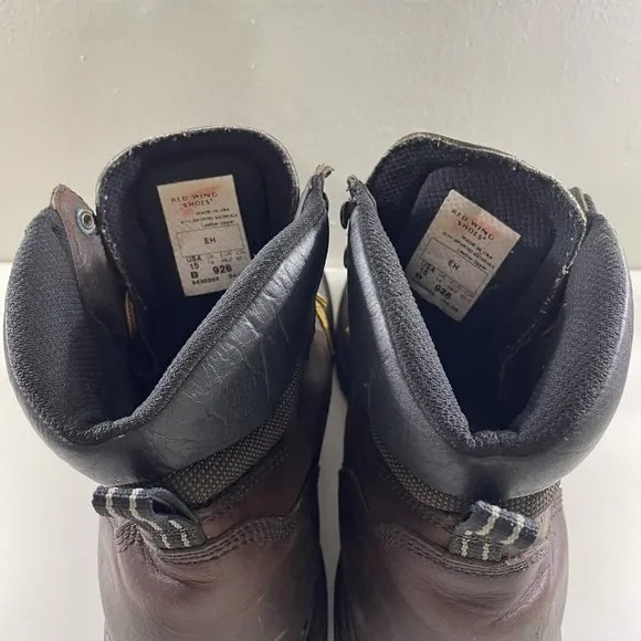 RED WING Men’s Electrical Hazard 926 DynaForce Leather Work Boots EUC