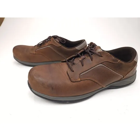 Red Wing Men's Size 13 Brown Leather Steel Toe Work Shoes SD 6708 Oil Resistant