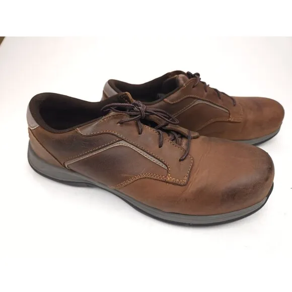 Red Wing Men's Size 13 Brown Leather Steel Toe Work Shoes SD 6708 Oil Resistant