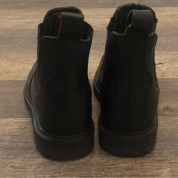 Red Wing Worx Electrical Hazard Steel Toe Black Boots Size minimal scuffing toe